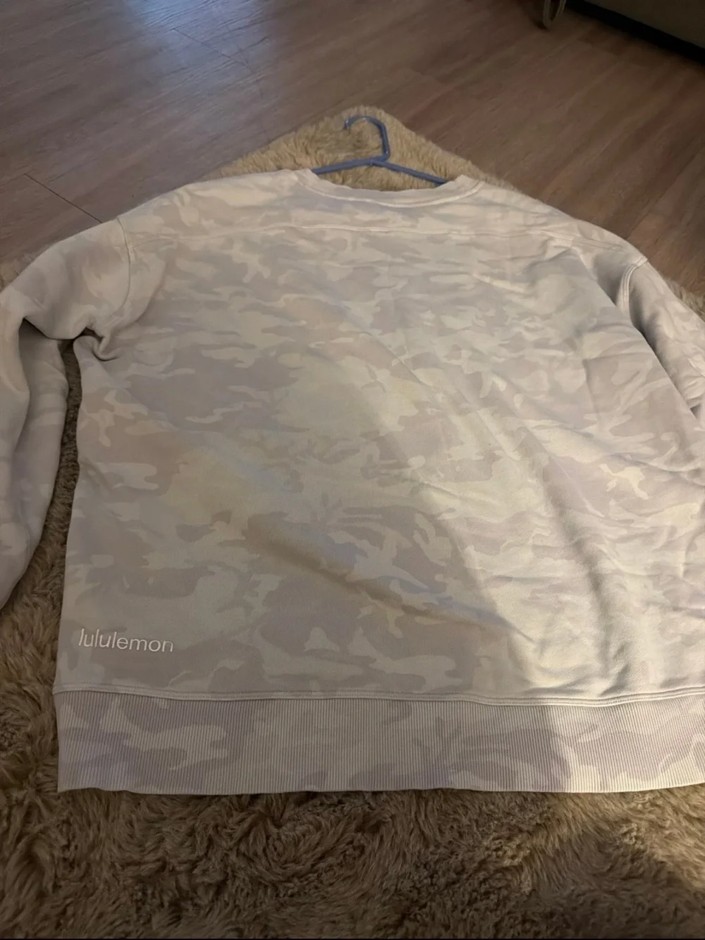 lululemon athletica Light Gray Camo Sweatshirt